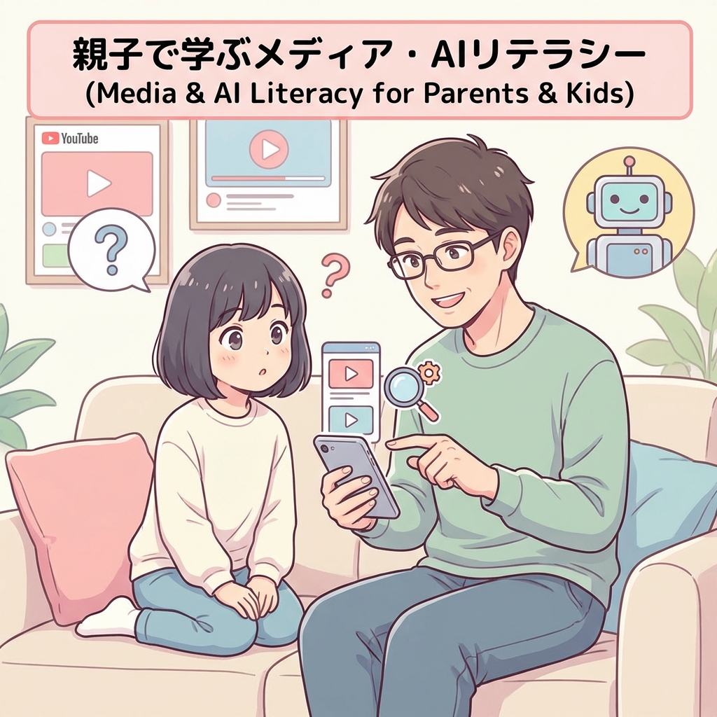 【AI教育】「その動画、本物？」と疑える子へ。子供を守る最強の盾は『裏側の仕組み』を知ること
