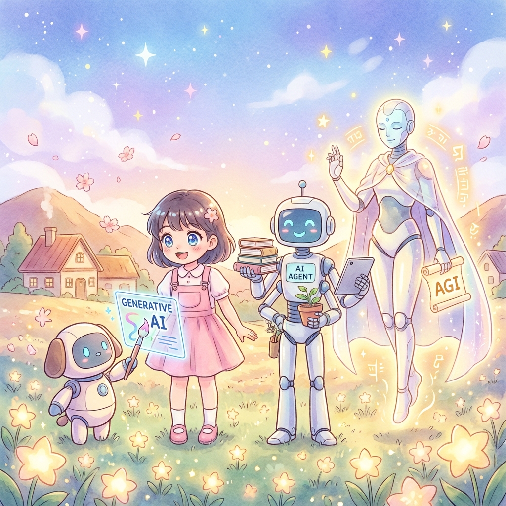 【解説】生成AIの次はAIエージェント、その次にAGI!?　AIの進化をやさしく解説