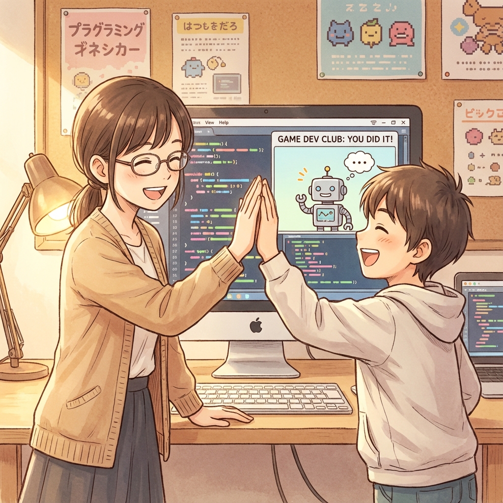 【先生の体験談】「動画を見るだけ」のプログラミング学習で伸び悩む子と、AIで「作りたいもの」を作って急成長する子の違い