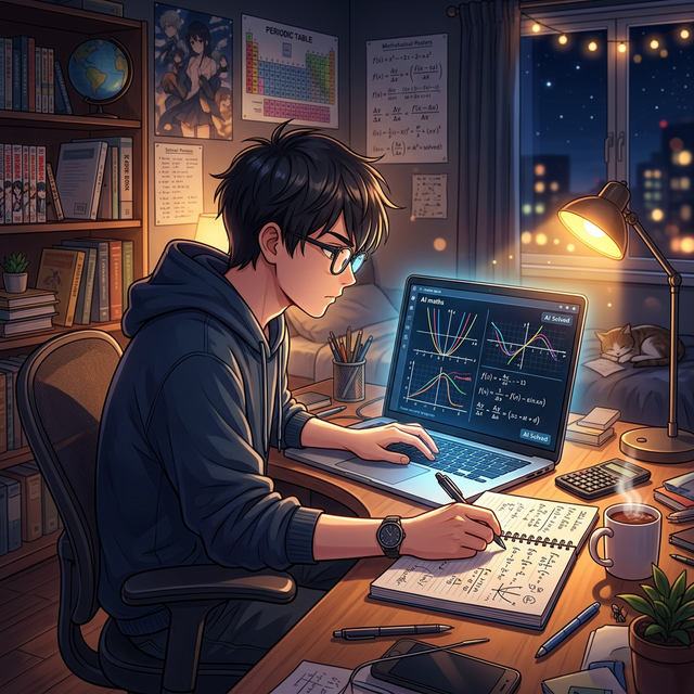 【2026年最新調査】数学の点数が上がる!? 高校生の3人に1人が実践する「AI家庭教師」術
