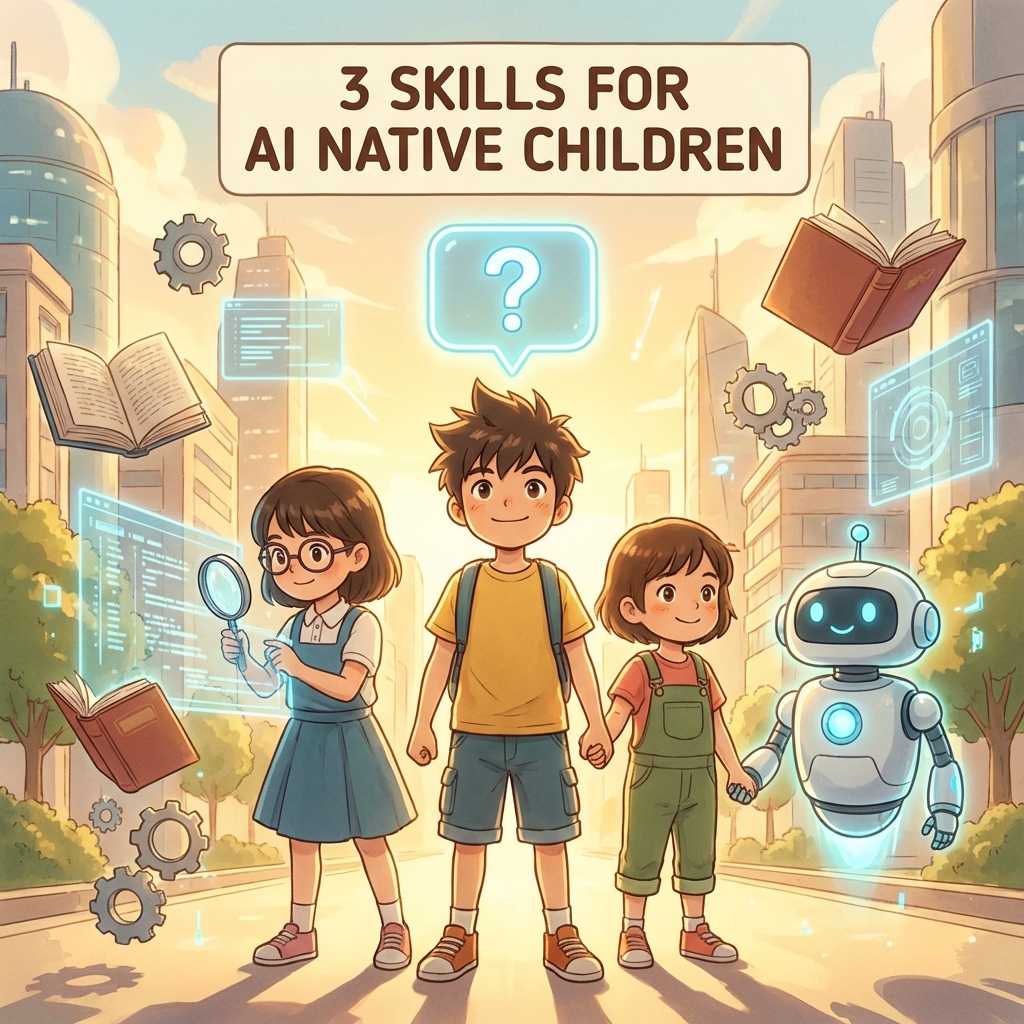 「AIネイティブ」な子供に育てるために必要な3つのスキルとは？