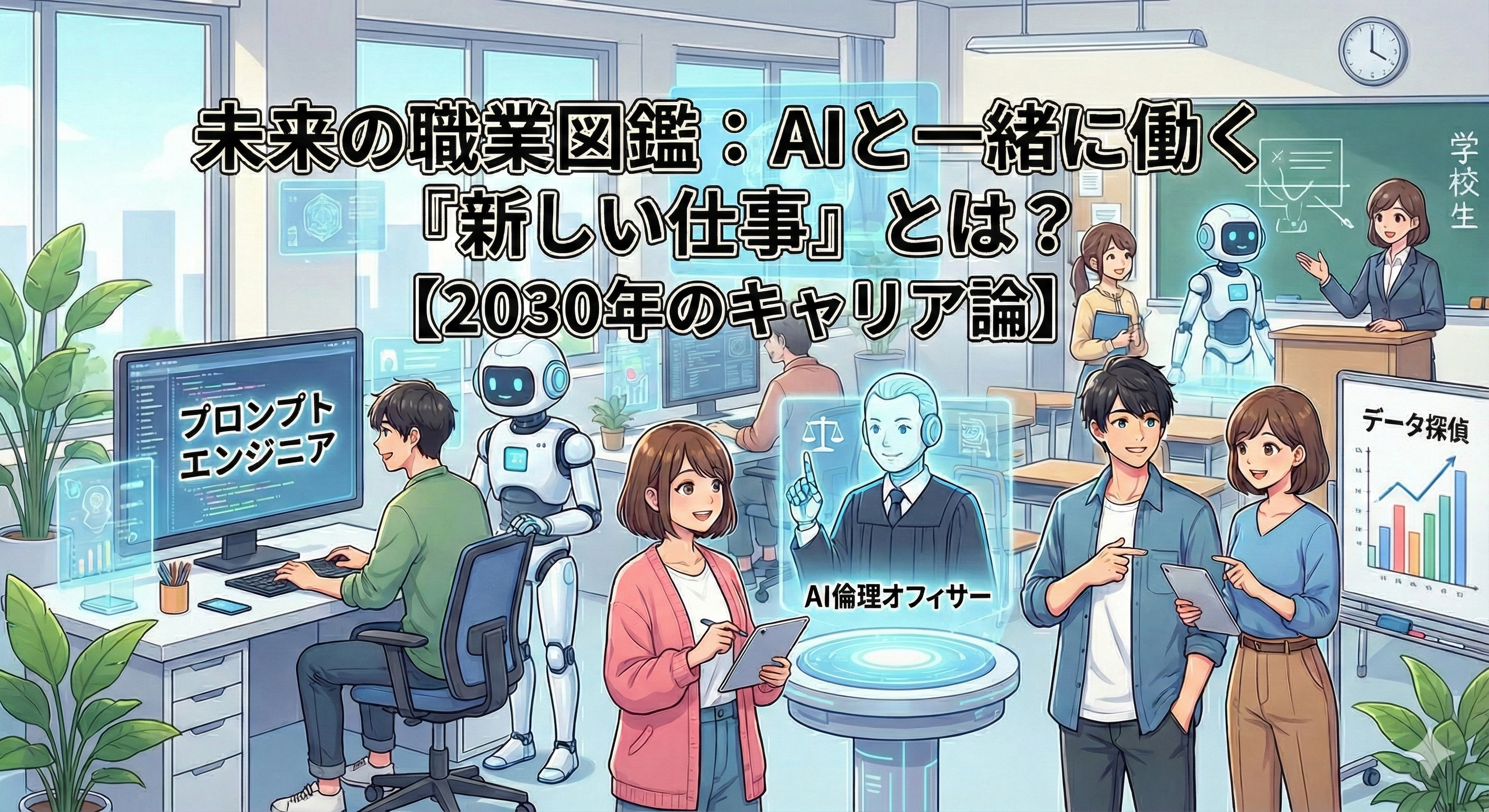 【10年後の未来】「なくなる仕事」「生まれる仕事」 AI時代に子供が目指すべき職業は？