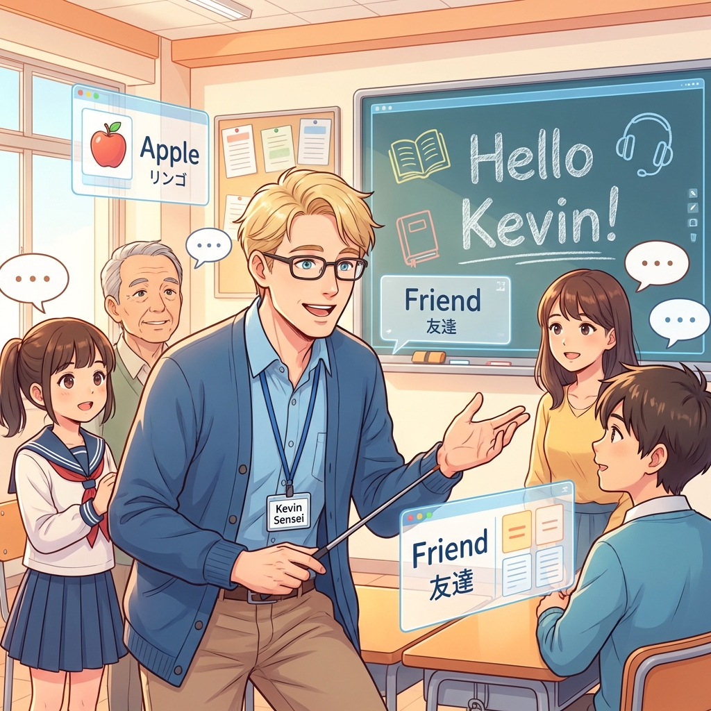 【学習】Gemで英単語学習をしてみよう！AI英語コーチ「ケビン」の作り方