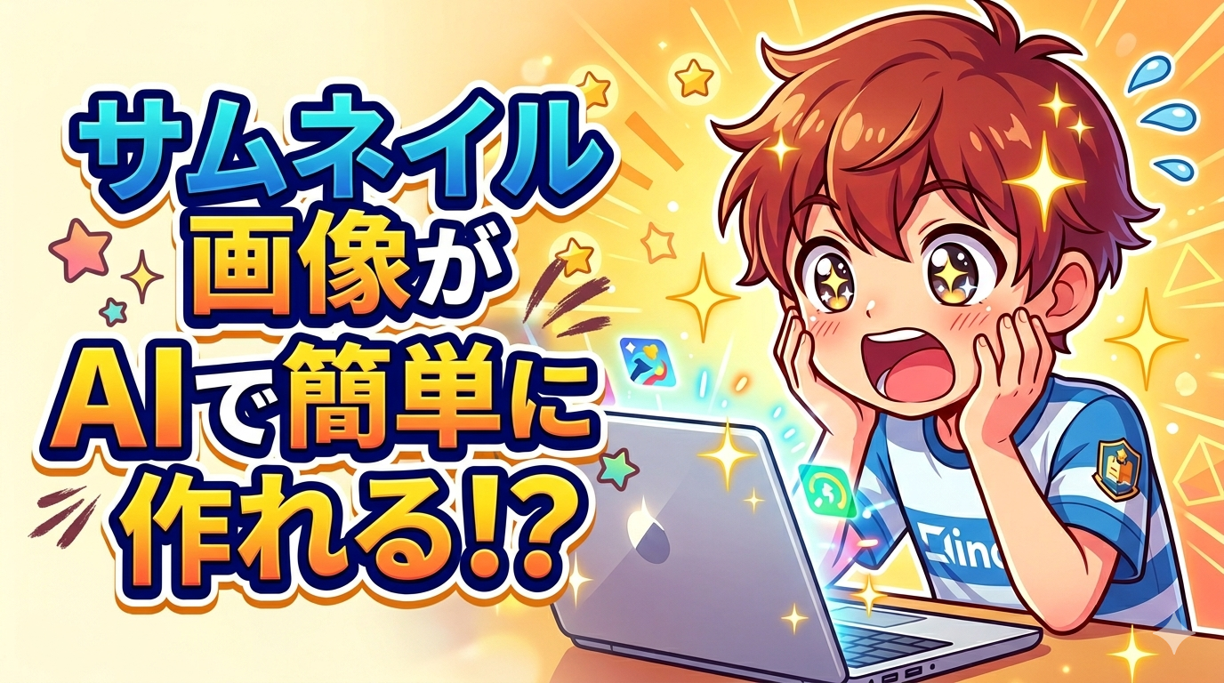 【実践】GeminiでYouTube・ブログのサムネイル画像を作ってみた！使ったプロンプトを全公開