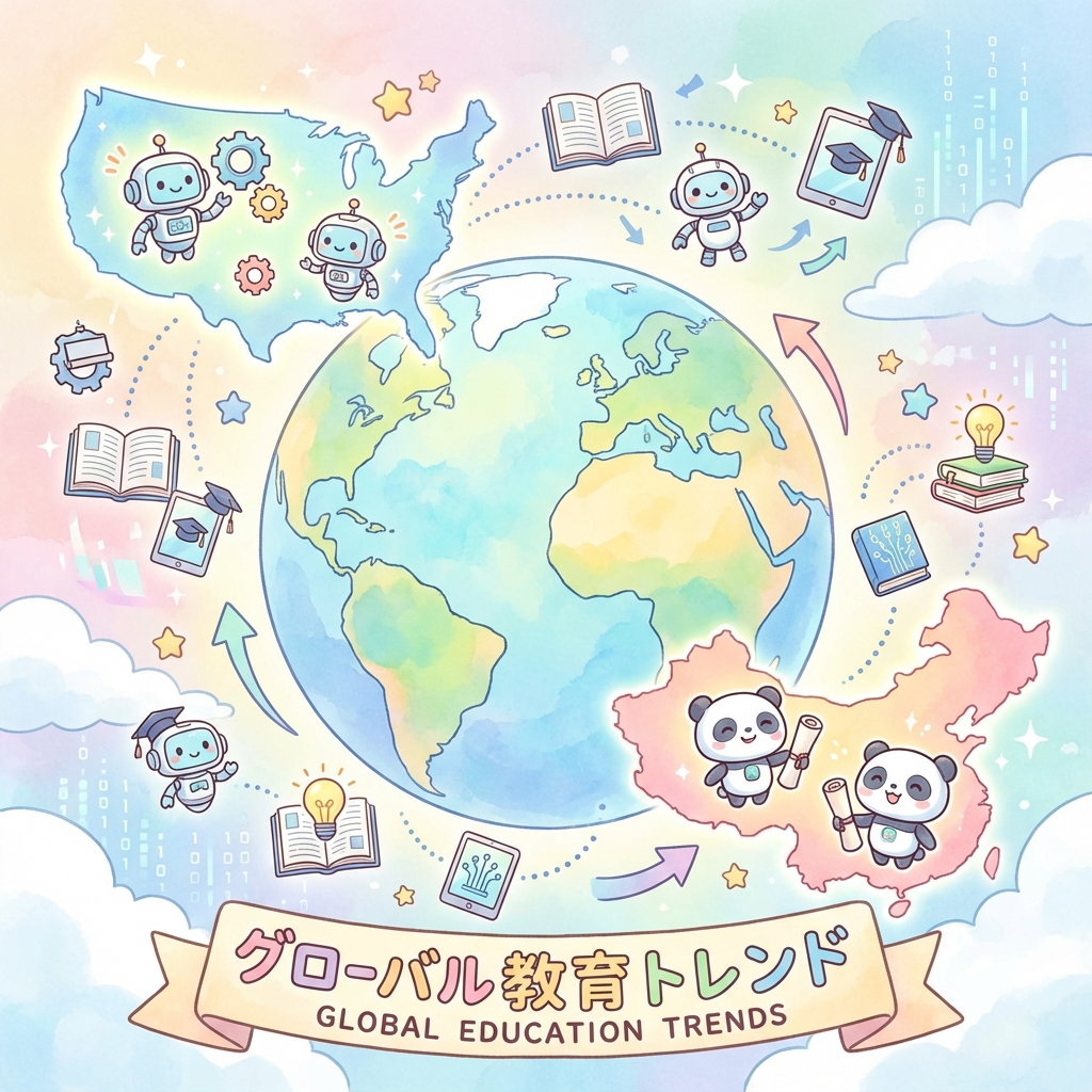 世界はどうなってる？アメリカヨーロッパアジアの「AI教育」最新事情まとめ